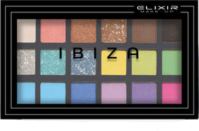 Elixir Ibiza Eyeshadow Palette Eye Shadow Palette Pressed Powder Multicolour 14.7gr