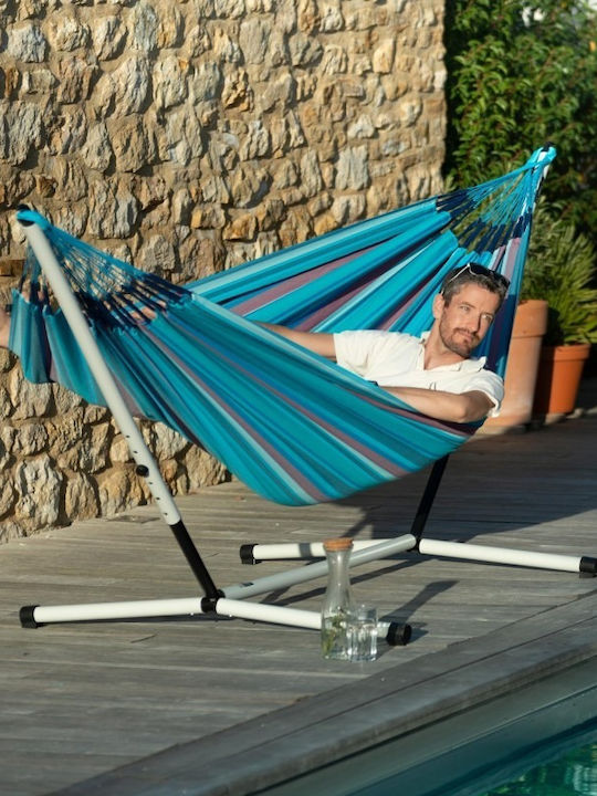 Showood Double Hammock Light Blue 350x160cm