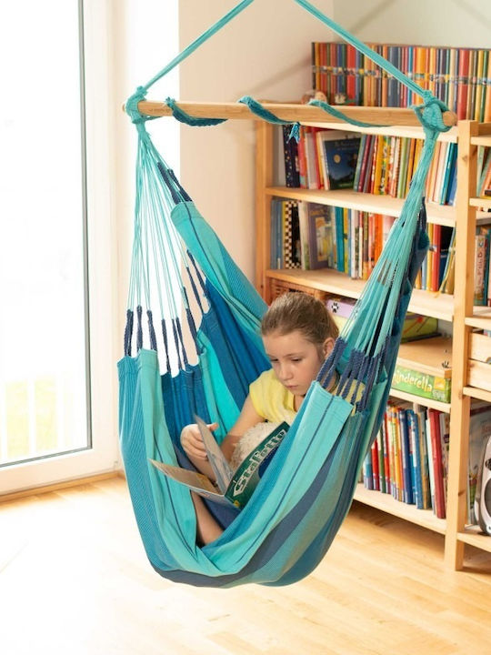 Showood Single Hammock Light Blue 180x110cm