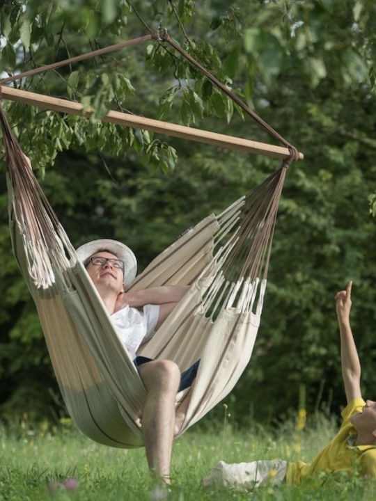 Showood Single Hammock Beige 210x140cm