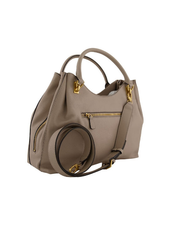 Guess Girlfriend Carryall Women's Bag Tote Hand Beige