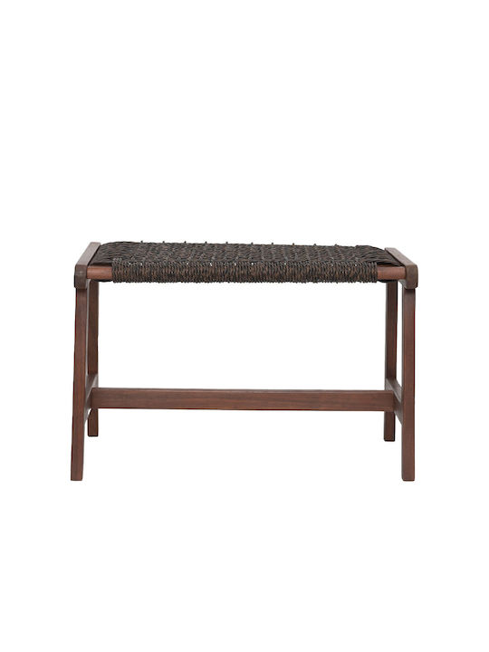 Hölzernes Gartenhocker Außeneinsatz Mesh Braune 41x57x57cm