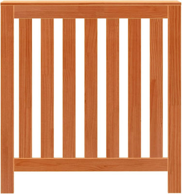 vidaXL Brown Radiator Cover 79.5x19x84cm 844491