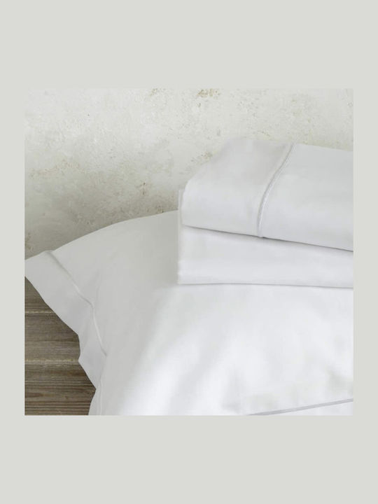 Nima Forever Σετ Νυφικά Σεντόνια Υπέρδιπλα 4τμχ White 240x270cm
