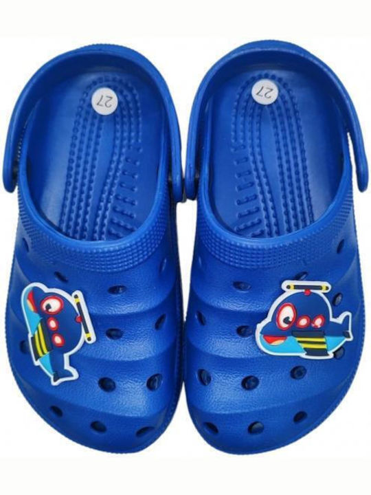 Hot Sand Children's Beach Clogs Blue