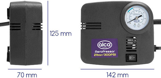 Alca Tire Pumpe mit Kabel 12V