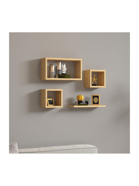 Shelf Wall Babine Oak 84x15x44cm