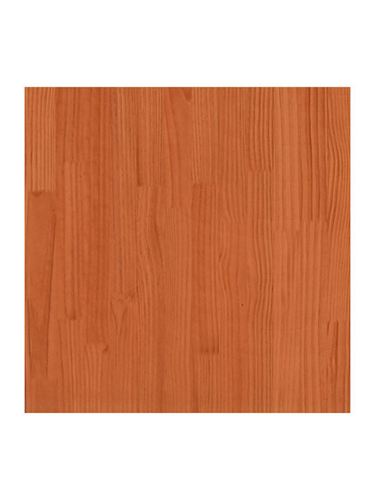 vidaXL Rund Tischoberfläche aus Massivholz Brown 40x40x2.5cm 847125 1Stück