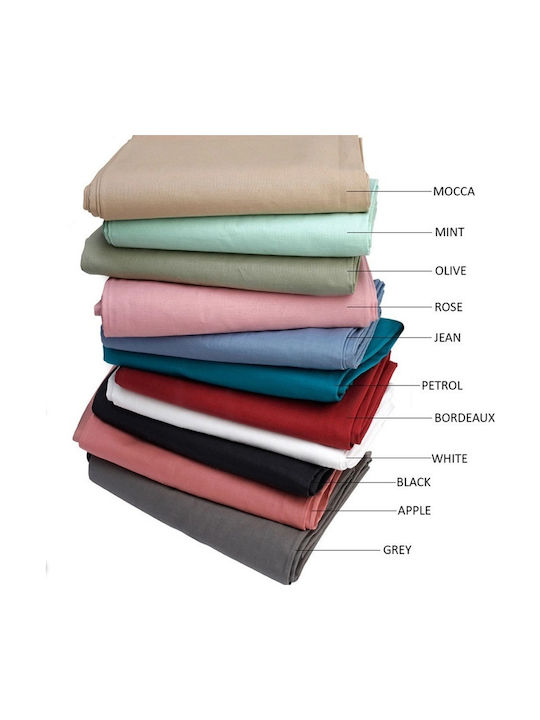 Melinen Urban Line Set Față de Pernă cu plic de acoperire Dark Aqua 50x70cm.