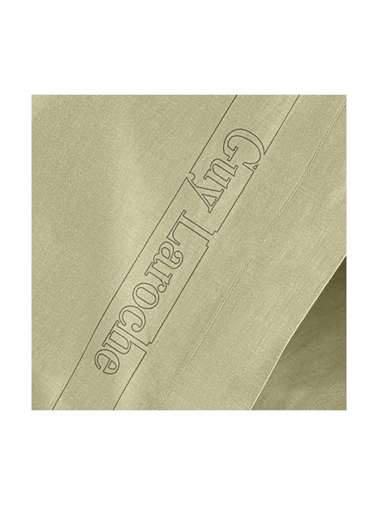 Guy Laroche Color Plus Pillowcase Set with Envelope Cover Olive 50x70cm.