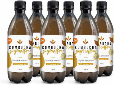 Kombucha Dalvita Saffron & Ginger Liquid 500ml