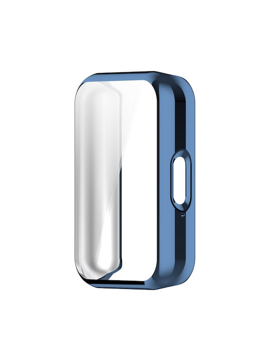 Κάλυψη Силиконов Калъф в Син цвят за Samsung Galaxy Fit 3