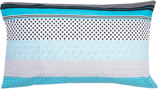 Viopros Pillowcases with Envelope Cover Petrol 50x70cm 675617