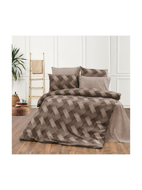 Dimcol Alcmene Pillowcase with Envelope Cover 451 Beige 50x70cm.
