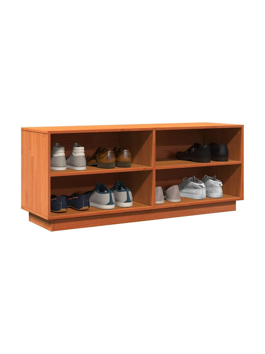Παπουτσοθήκη από Μασίφ Ξύλο 110x34x45cm
