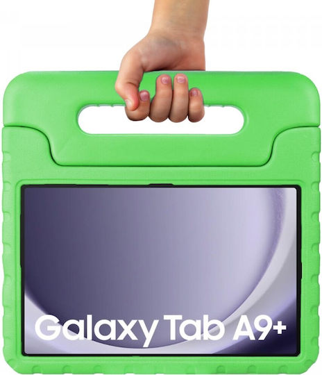 HappyCase Dauerhafte Rückseite Für Kinder Grüne (Samsung Galaxy Tab A9 Plus 11" X210 / X215 / X216)