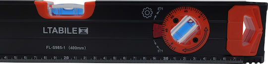 Uncle George 03.03.00-0001-40cm Plastic Nivel de spirit Magnetic 40buc cu 3 Ochiuri