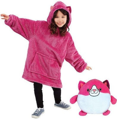 Plush Kitten Kitten White/Fuchsia for 3+ Years