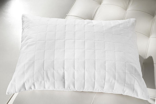 La Luna Luxurious Kissenbezug-Set mit Umschlagumschlag Gesteppt Weiß 50x70cm.