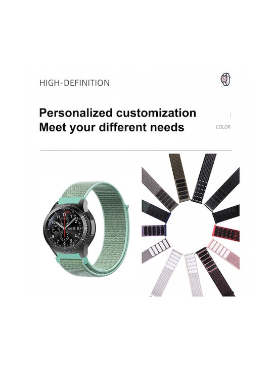 Braided Armband Stoff Gray (Galaxy Watch 42mm)