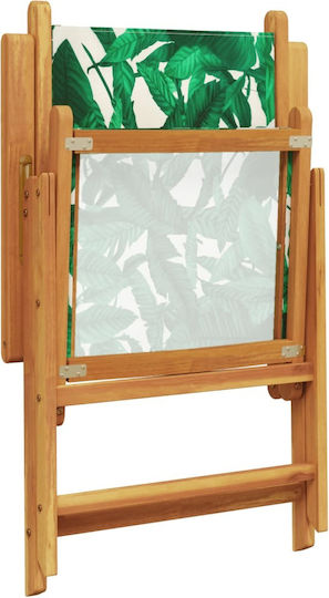 Scaun de exterior Lemn Masif 2buc 57x70x109cm