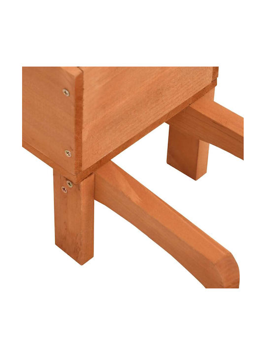 vidaXL Set 2 Jardiniere Din lemn Massif Wood
