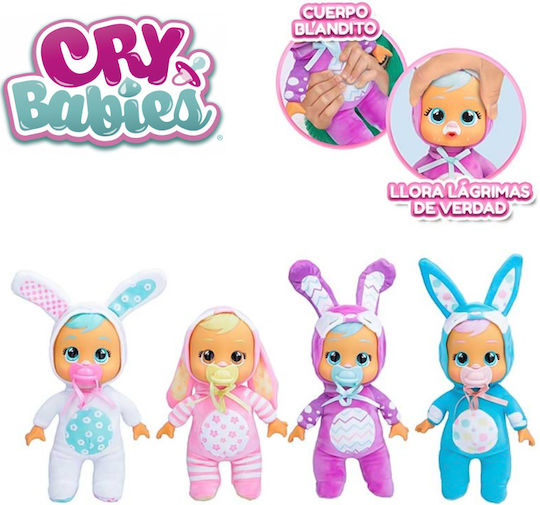 AS Cry Babies Baby Doll Tiny Cuddles Bunnies For 3+ Years 25 cm (Various Designs) 1pc