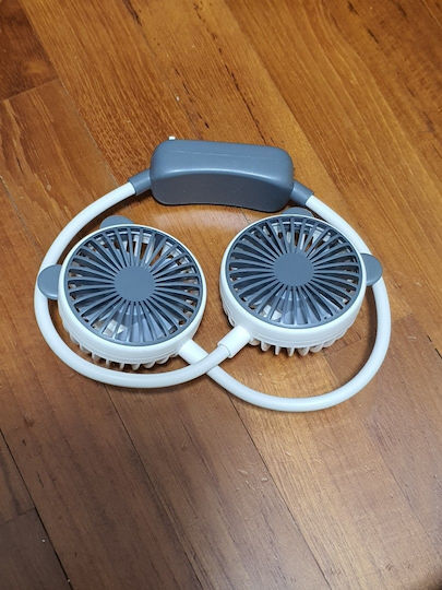 Diandi Neck Desktop Usb Fan Usb Rechargeable Neck Dual Fan Dd-5583