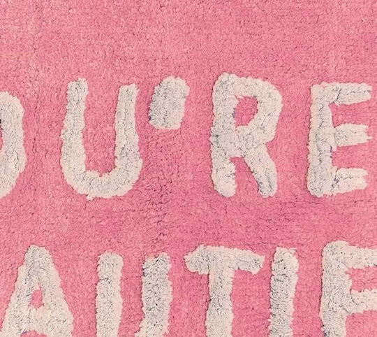 Palamaiki Πατάκι Μπάνιου Βαμβακερό Bathmats 9-100610-002 Pink 50x100εκ.
