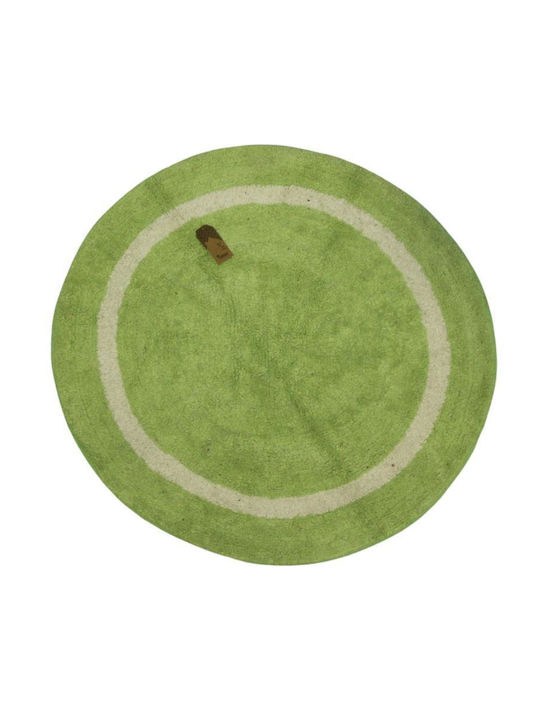 Viosarp Bath Mat Cotton Round Width 100cm (Various Colors)