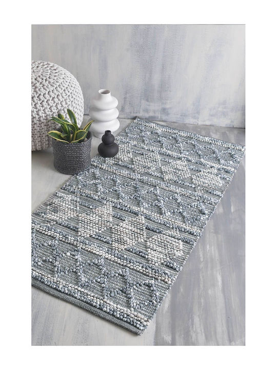 Rythmos Πατάκι Μπάνιου Kenya 120-141 Γκρι 60x120εκ.