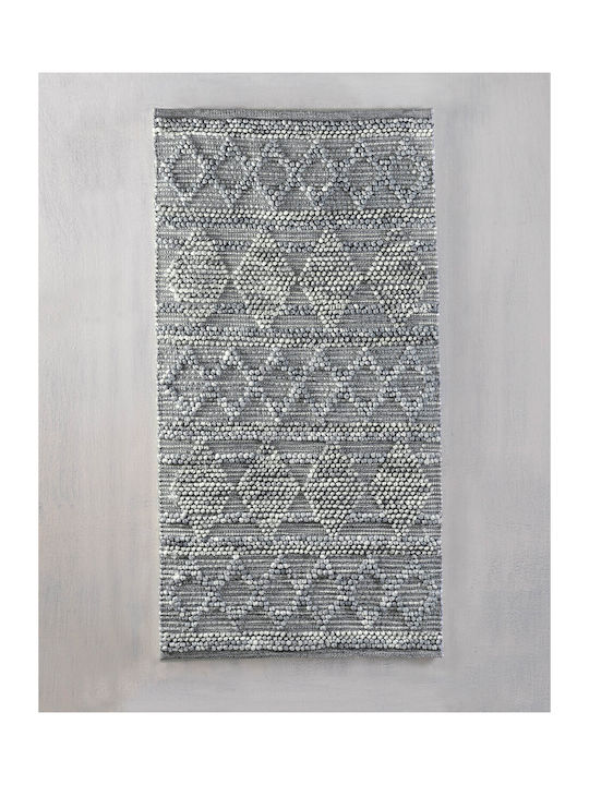Rythmos Πατάκι Μπάνιου Kenya 120-141 Γκρι 60x120εκ.