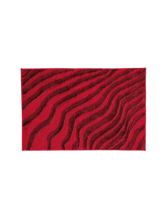 Kleine Wolke Non-Slip Bath Mat Terrace 9183453360 Red 60x100cm