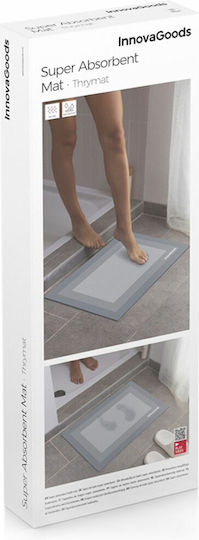 InnovaGoods Non-Slip Bath Mat Thrymat V0103817 Gray 40x60cm