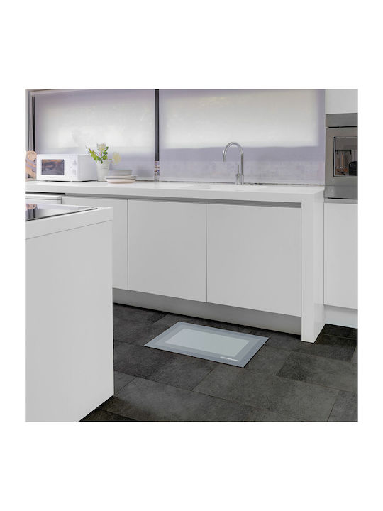 InnovaGoods Rutschfest Badematte Synthetisch,Polyester/Cotton/Leather Rechteckig Thrymat V0103817 Gray 40x60cm