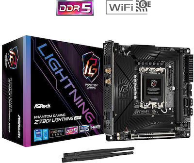 ASRock Z790I Lightning Wi-Fi Motherboard Micro ATX με Intel 1700 Socket