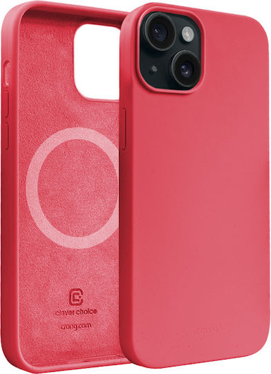Crong Color Back Cover Σιλικόνης Ροζ (iPhone 15)