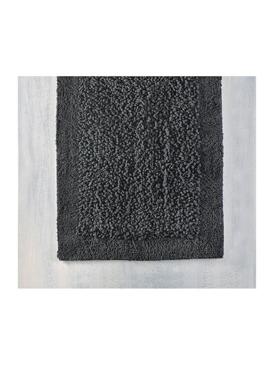 Rythmos Bath Mat Cotton Rimmon 120-137-021 Gray 60x90cm