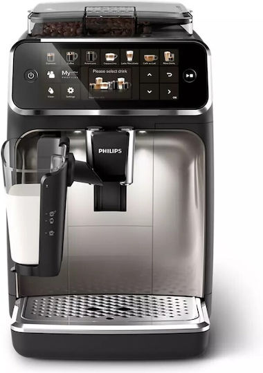 Philips Series 5500 Αυτόματη Μηχανή Espresso 1500W Πίεσης 15bar με Μύλο Άλεσης Μαύρη EP5547/90