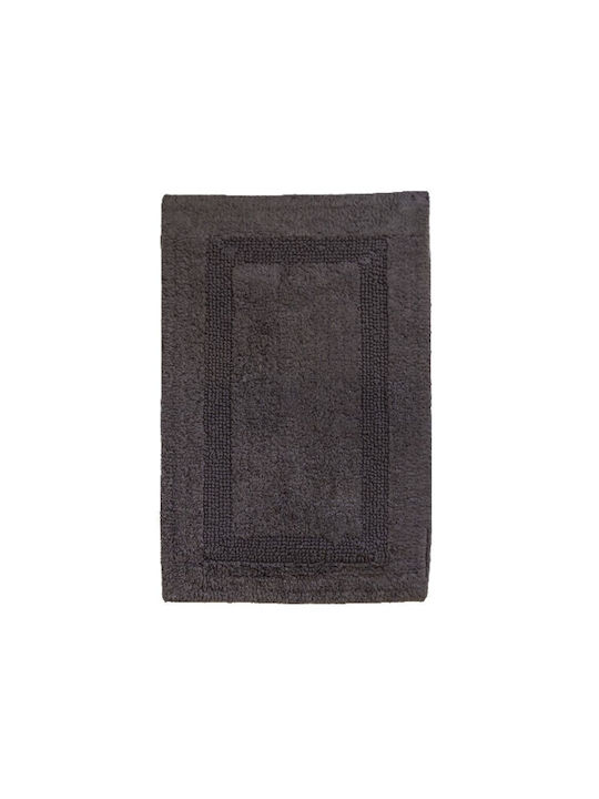 Dimitracas Badematte Baumwolle Rechteckig Cutloop 05580.003 Charcoal 45x65cm