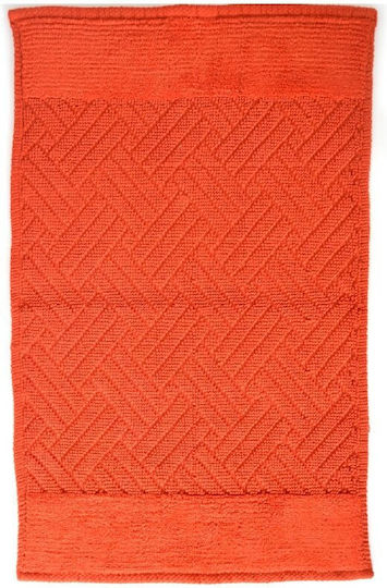 Dimitracas Badematte Baumwolle Rechteckig Syros 05584.003 Orange 50x80cm