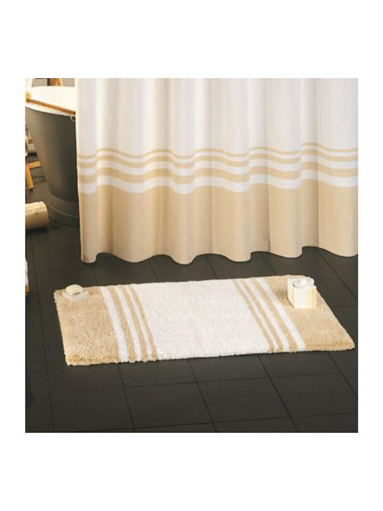 Sorema Badematte Baumwolle Rechteckig Horizont Beige 60x100cm