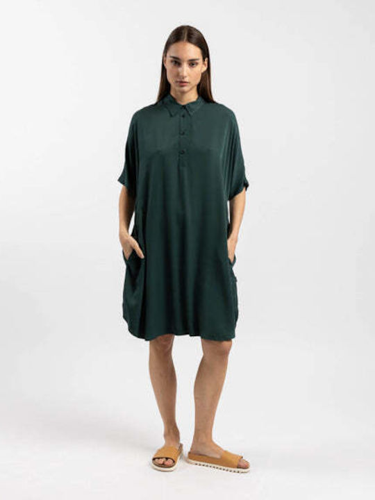 Wemoto Midi Φόρεμα Dark Green