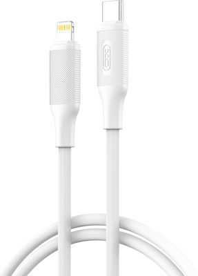 XO Nb-q265a USB-C to Lightning Cable 27W Λευκό 1m