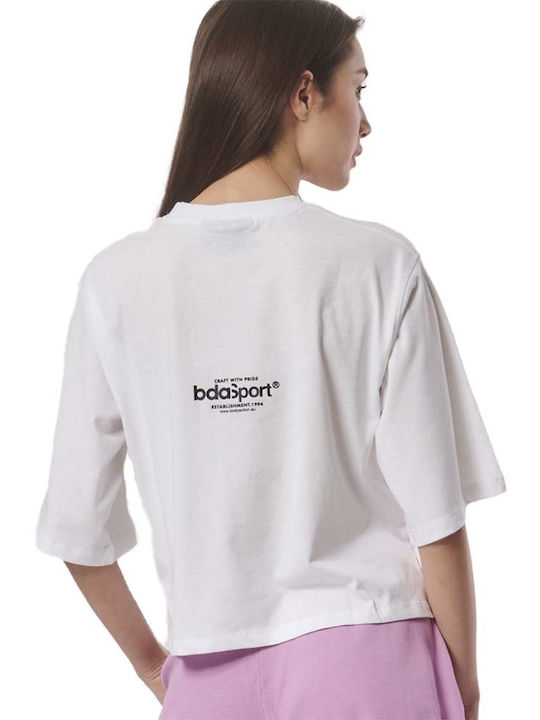 Body Action Femeie Supradimensionat Tricou Alb