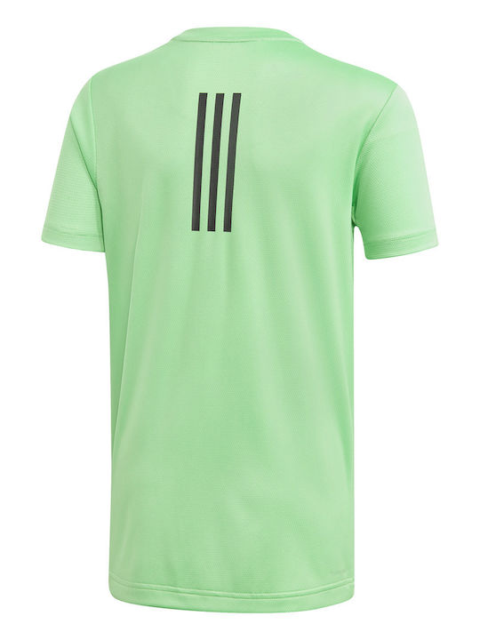 Adidas Kinder-T-Shirt Grün Training Cool Tee