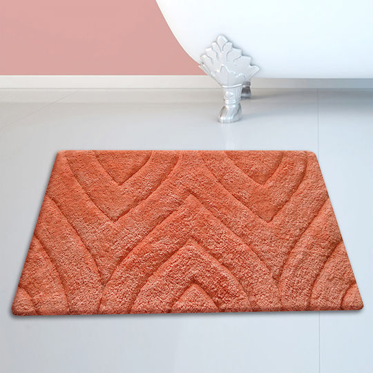 San Lorentzo Bath Mat Cotton 105 Coral 50x80cm