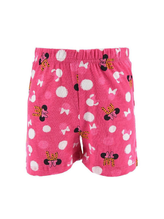 Sun City Kids Set with Shorts Summer 2pcs Pink