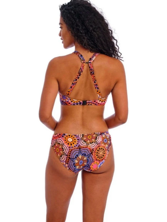 Padded Underwire Bikini Bra Santiago Nights with Adjustable Straps Multicolor