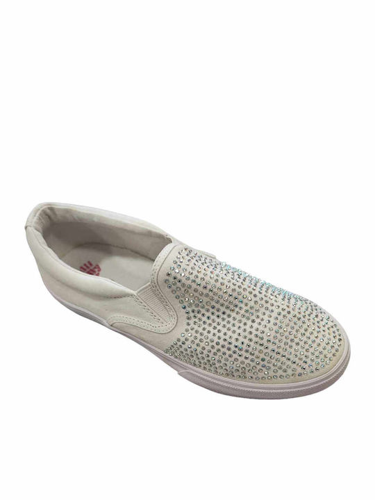 Детски маратонки Low Slip-on Бял